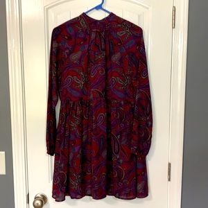 Jack by BB Dakota Purple Paisley Dress